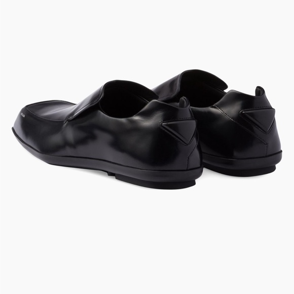 PRADA RAZOR BRUSHED LEATHER LOAFERS SS24 - Picture 2 of 12